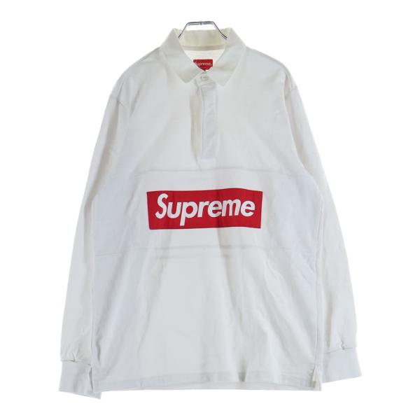 SUPREME シュプリーム 15AW Team Rugby 長袖 ラガーシャツ ホワイト Supreme（シュプリーム） 15AW Team Rugby 長袖 ラガーシャツ ホワイト