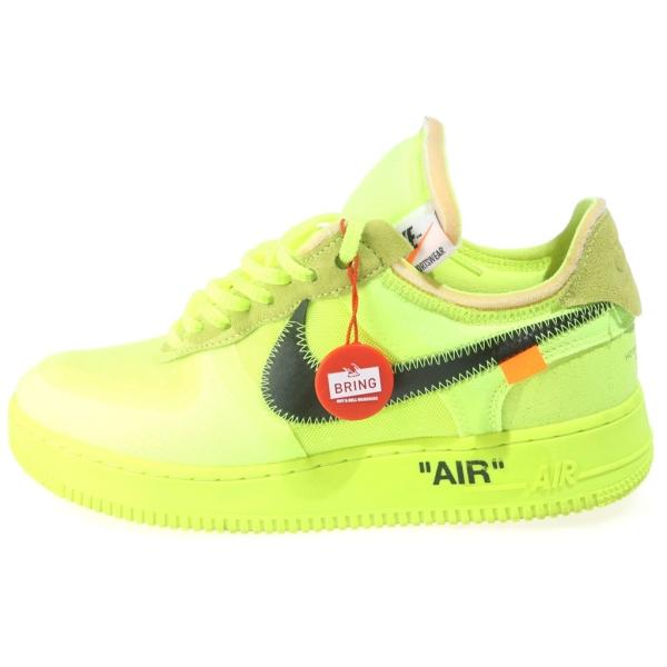 ナイキ ×OFF-WHITE THE 10 AIR FORCE 1 LOW VOLT エアフォースワン ローカットスニーカー ボルト US8.5/26.5cm AO4606-700