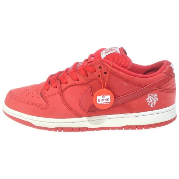 ナイキ ×Girls Don't Cry SB DUNK LOW PRO QS BQ6832-600×ガールズ ドント クライ SB ダンク ロー プロ QS ローカットスニーカー