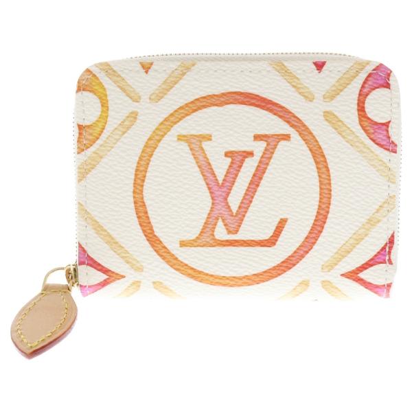 LOUIS VUITTON（ルイ・ヴィトン） モノグラムタイル コーラル ジッピー