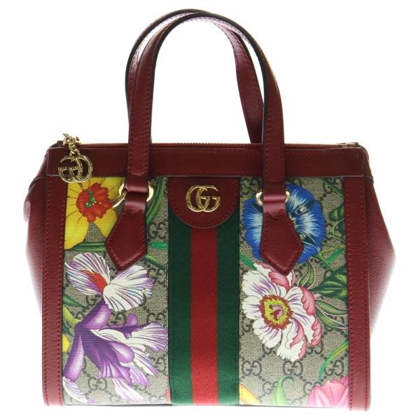 グッチ GUCCI ハンドバッグ GGフローラ ショルダーバッグ 2way 547551 ベージュ GUCCI（グッチ） GGフローラ スモールトートバッグ 2WAYハンドバッグ