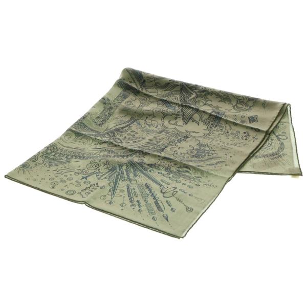 HERMES（エルメス） カレH 100《プリーズ・ホールド・ザ・ライン》大判