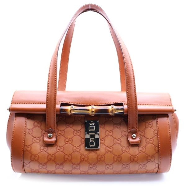 GUCCI（グッチ） GGキャンバス バンブー ハンドバック ミニボストン