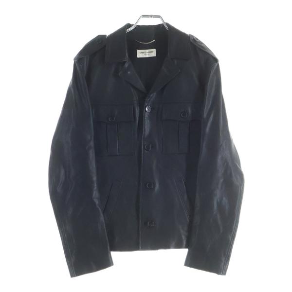 美品 SAINT LAURENT 3way ラムレザージャケット 42 入手困難 Saint Laurent《アビエイター ジャケット》ラムスキン DHL 直営 (Saint