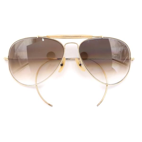 Ray Ban レイバン アウトドアーズマン ティアドロップフレーム ツーブリッジ サングラス メガネ 眼鏡 アイウェア ゴールド Ray Ban レイバン アウトドアーズマン ティアドロップフレーム ツー
