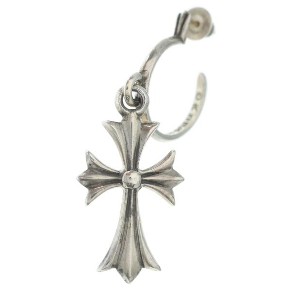 CHROME HEARTS クロムハーツ TINY CH CROSS タイニーCHクロス フープピアス シルバー BCA115 CHROME HEARTS（クロムハーツ） TINY CH CROSS タイニーCHクロス