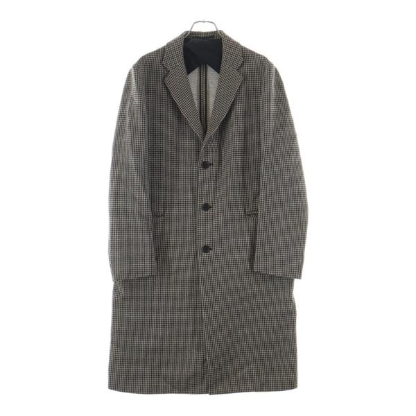MARNI マルニ COMESSA コメッサ ガンクラブチェック ロングコート ブラウン 0000186051 MARNI（マルニ） COMESSA コメッサ ガンクラブチェック ロングコート