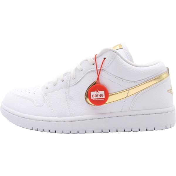 ナイキ WMNS AIR JORDAN 1 LOW SE WHITE/GOLD CZ4776-100 ウィメンス エアジョーダン1 SE ローカットスニーカー US W11.5/28.5cm