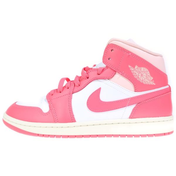 ナイキ WMNS AIR JORDAN 1 BQ6472-186 ウィメンズ エアジョーダン1 ミッド ストロベリーアンドクリーム ミドルカットスニーカー US10/27cm