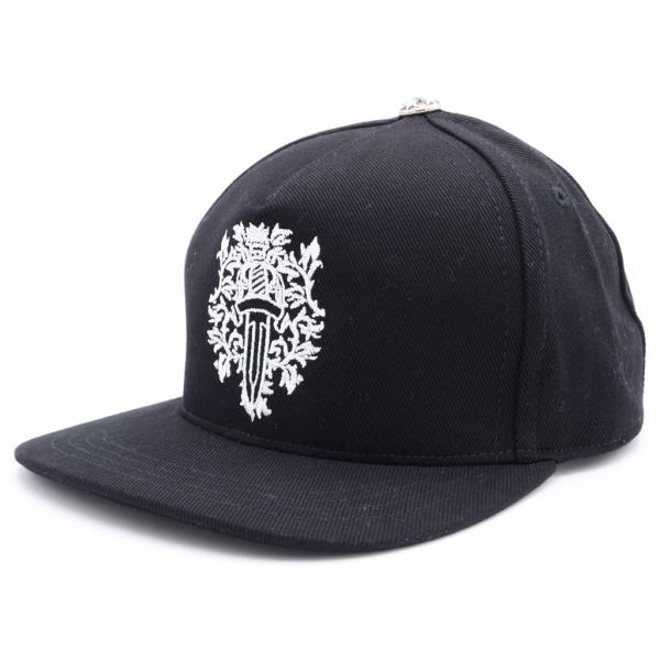 CHROME HEARTS クロムハーツ TRUCKER CAP デニムトラッカー ヴァインダガー刺繍 クロスボール付き デニム トラッカーキャップ 帽子 ブラック CHROME HEARTS（クロムハーツ） TRUCKER CAP デニムトラッカー