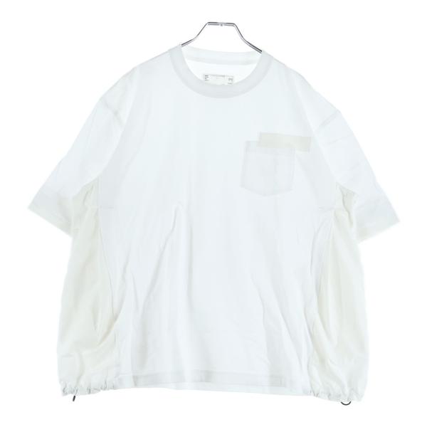 sacai（サカイ） 24SS Cotton Jersey T-Shirt ドローコード付き