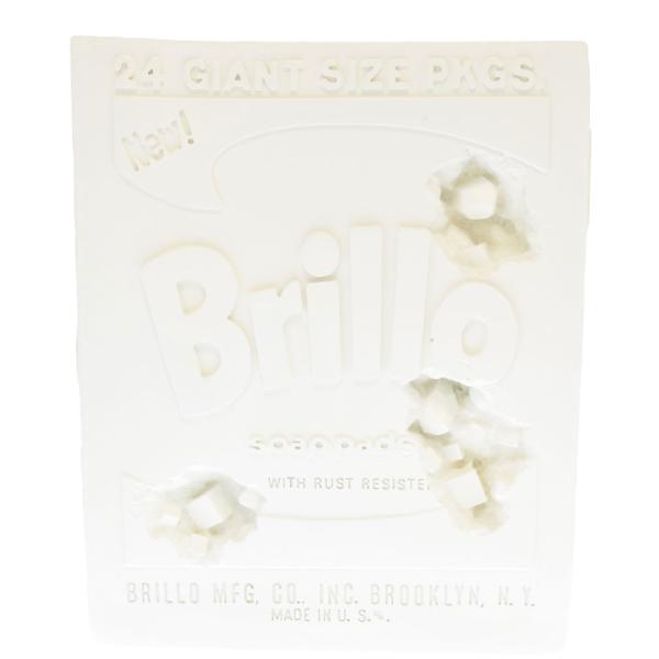 daniel arsham×Andy Warhol Eroded Brillo Box Blue ブリロ