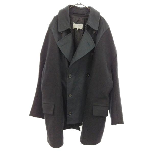 マルタンマルジェラ 18AW 再構築 トレンチコート ブラック