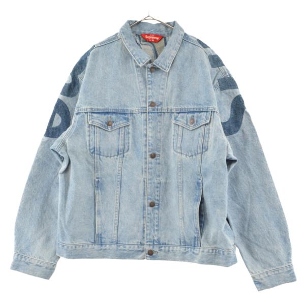 シュプリーム　デニムジャケット Supreme シュプリーム 22SS Gradient Jacquard Denim Work