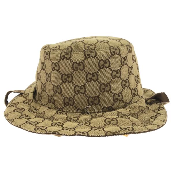 GUCCI グッチ GGキャンバスナイロン リバーシブルハット バケット 