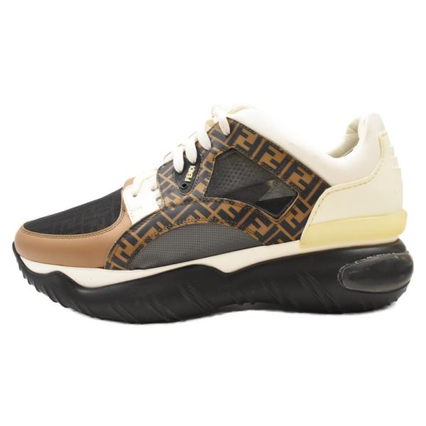 FENDI フェンディ ズッカ柄 レースアップ ローカットスニーカー 