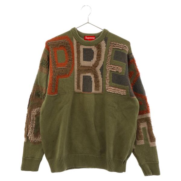 Supreme SUPREME シュプリーム 21AW Chenille Logo Sweaterシェニール  