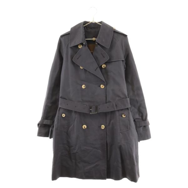 Y's Macintosh黒トレンチコート ネイビー裏地 Mackintosh