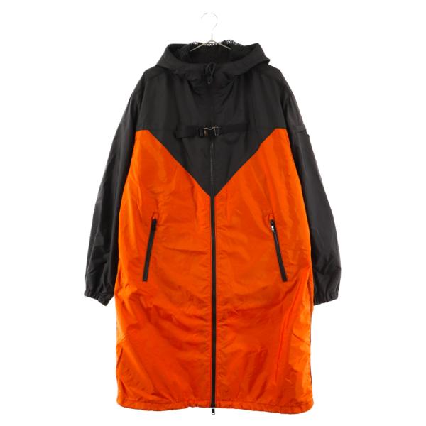 PRADA プラダ 21AW RE-NYLON リナイロン バイカラー マウンテンパーカー ジャケット オレンジ/ブラック SGB955 S212 1WQ9 shopbring_9024a130071