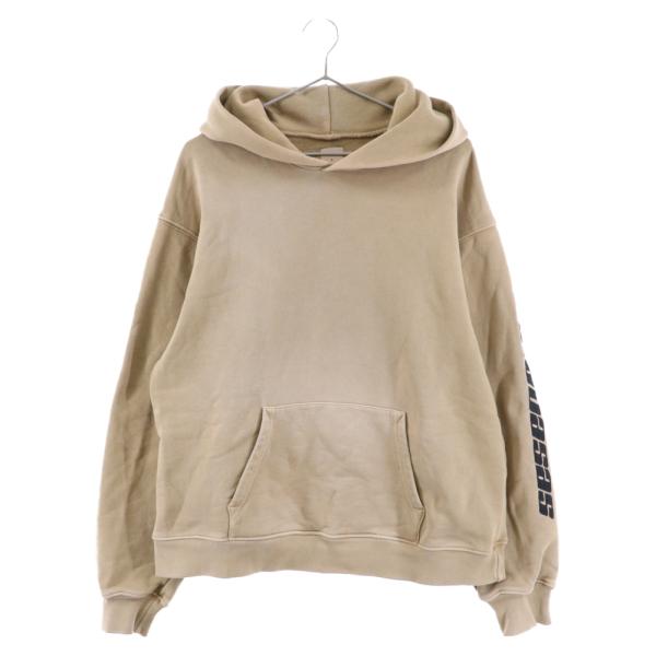 美品 YEEZY イージー パーカー サイズ:M CALABASAS 袖ロゴ  