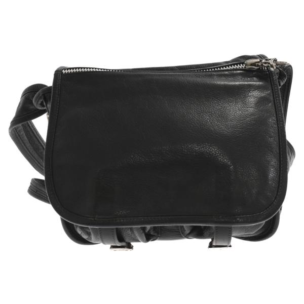 CHROME HEARTS クロムハーツ SHOULDER BAG-SM ガンスリンガーストラップ レザー ショルダーバッグ ブラック CHROME HEARTS クロムハーツ SHOULDER BAG-LARGE ブラックロジウム