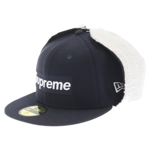 SUPREME シュプリーム 21AW EARFLAP BOX LOGO NEW ERA イヤーラップ ニューエラボックスロゴキャップ Supreme（シュプリーム） 21AW ×New Era Earflap Box Logoニューエラ