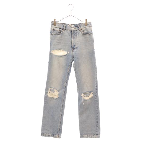 BALENCIAGA バレンシアガ ダメージ加工デニムパンツ 664631 BALENCIAGA(バレンシアガ) ダメージ加工デニムパンツ664631