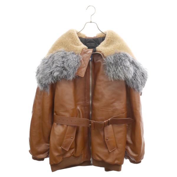 PRADA ダークブラウン ジャンパー 新品同様 SGC907_1WQ8_F0AEZ_S_OOO_SLF.jpg