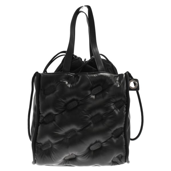 【未使用級】DIESEL ディーゼル　ブラック 高品質　ナイロン　トートバッグ DIESEL ディーゼル ブラック黒 A4◎2way ナイロン トートバッグ