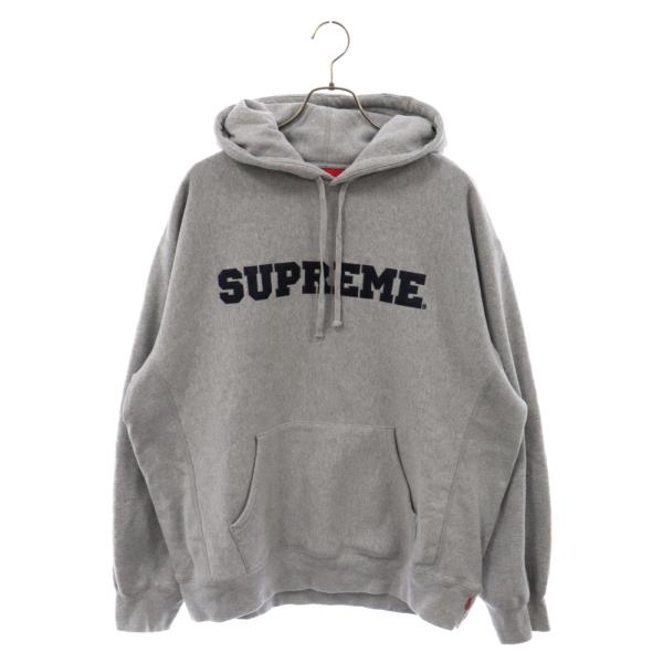 Supreme 'PREME. グレー スウェットパーカー Supreme グレー パーカー