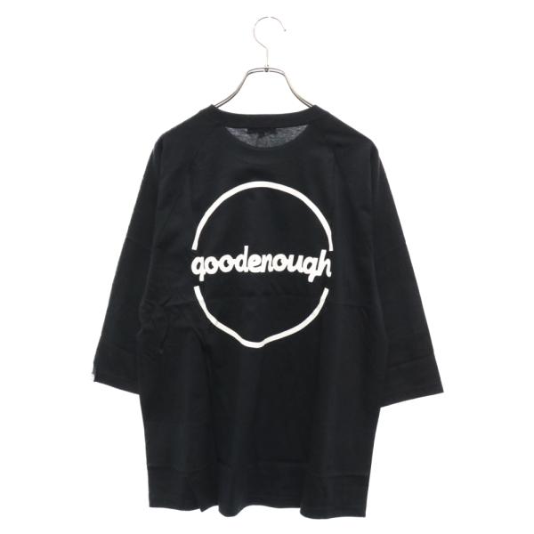 GOODENOUGH グッドイナフ ロゴプリント クルーネック ラグランスリーブ 