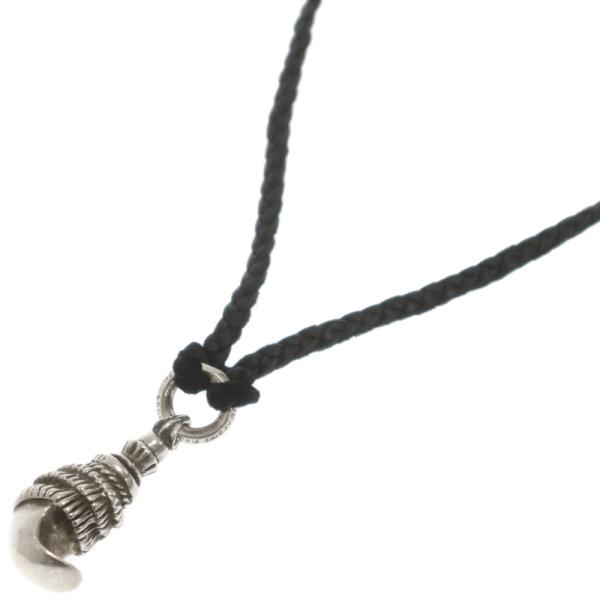 値下 CHROME HEARTS クロムハーツ CROW クロウ ペンダント CHROME HEARTS（クロムハーツ） OLD CROW w/LEATHER BRAID クロウ
