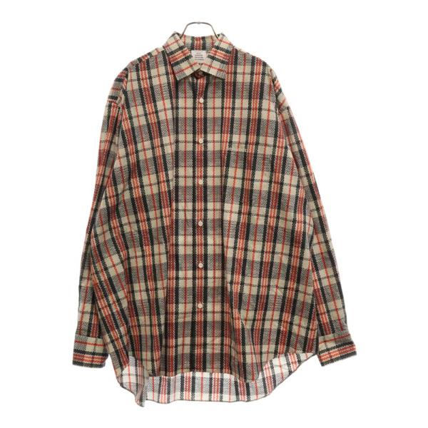 VETEMENTS ヴェトモン 23SS BARBES SHIRT チェック柄 オーバー VETEMENTS ヴェトモン 23SS BARBES SHIRT チェック柄 オーバー