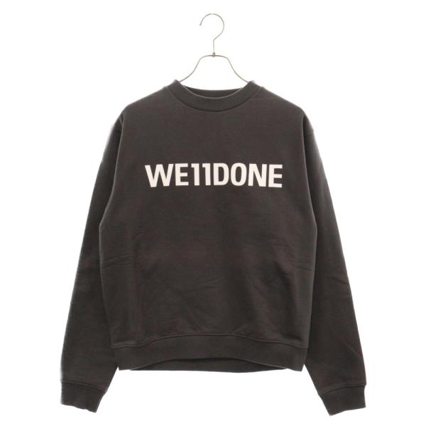 WE11DONE we11done ウェルダン Basic Logo Fitted Sweatshirt 