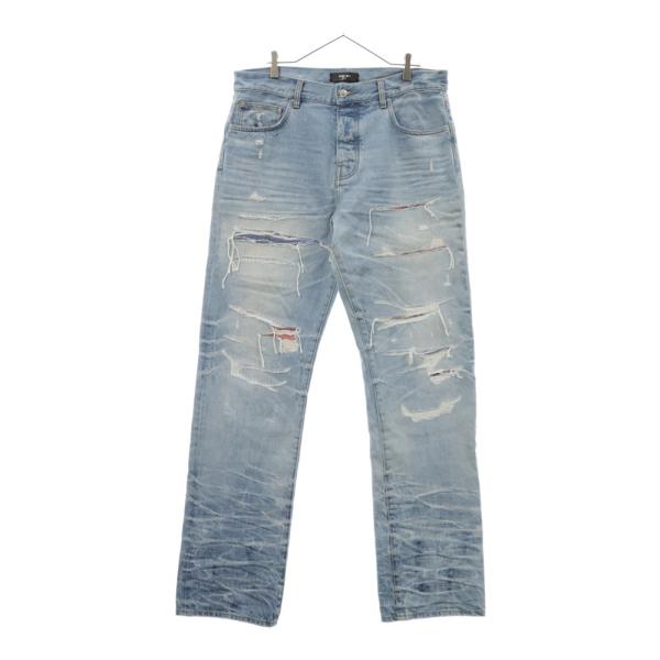 AMIRI アミリ STRAIGHT FIT ALOHA PATCH JEAN ストレート AMIRI アミリ STRAIGHT FIT ALOHA PATCH JEAN ストレート