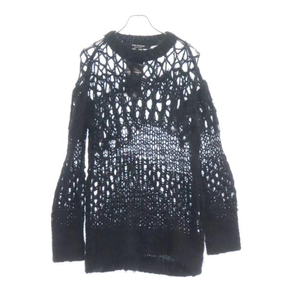 ジュンヤワタナベコムデギャルソン　ニット　モヘヤ混　切替　フラワー　花柄　S ジュンヤワタナベ コムデギャルソンJUNYA WATANABE COMME des GARCONS