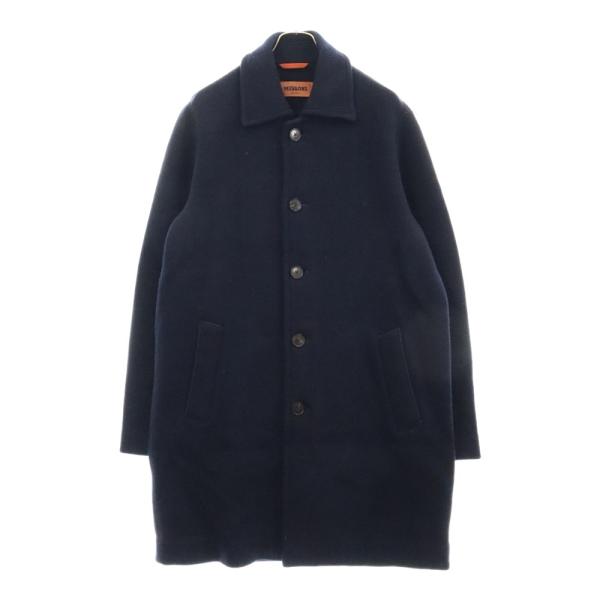 【新品未使用】MISSONI ウールコート 44【タグ付き】　（専用です） MISSONI ミッソーニ ウールニット ロング コート ネイビー