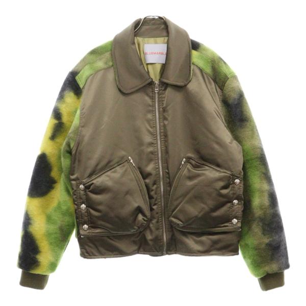 BLUEMARBLE ブルーマーブル 22AW BOMBERS DOUBLE POCKETS ナイロン切替 