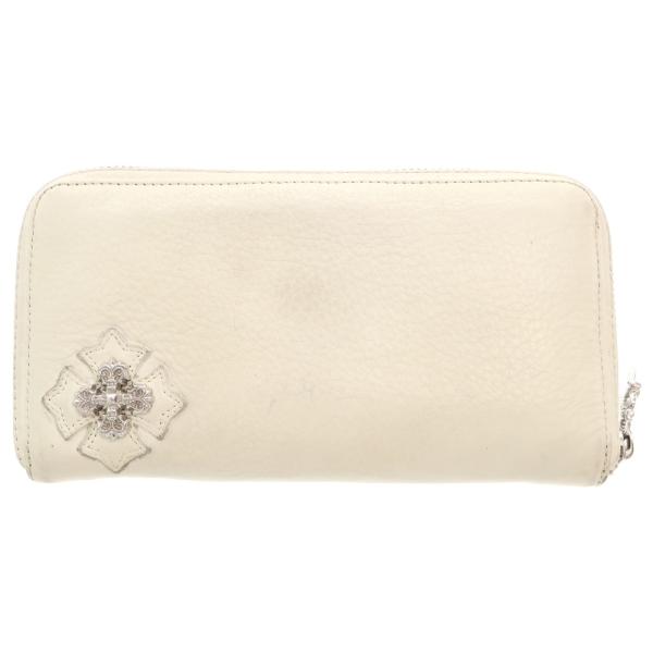 G*y様 クロムハーツ　フィリグリークロス　 レザーラウンドジップロングウォレッ CHROME HEARTS（クロムハーツ） REC F ZIP #2 FLG レック フィリグリー
