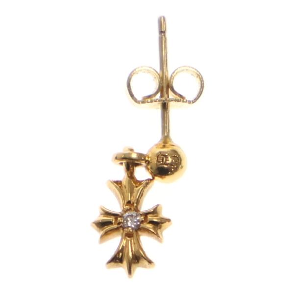 クロムハーツ 22k ER TNY E PLS DROP1 DMND ピアス CHROME HEARTS（クロムハーツ） 22K TNY E CH PLS DIA タイニーECH