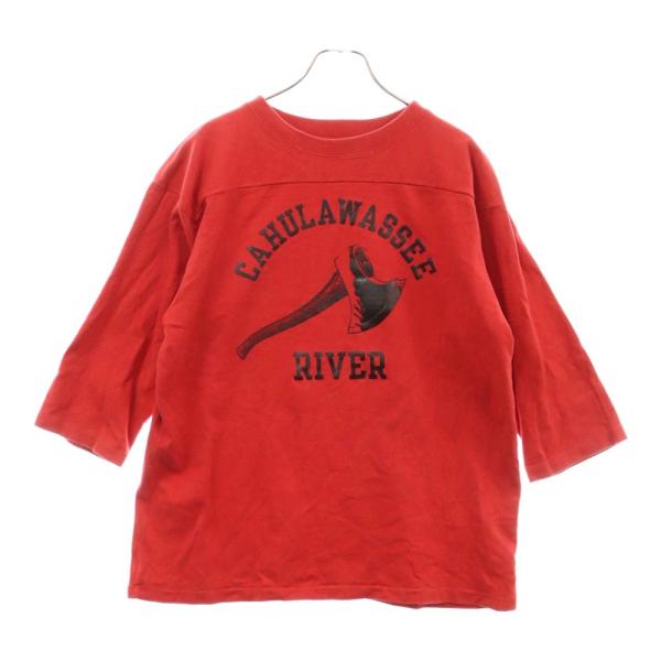 TENDERLOIN（テンダーロイン） CAHULAWASSEE RIVER プリント クルー 
