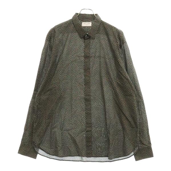 SAINT LAURENT PARIS サンローランパリ ハート柄 長袖ボタンダウン
