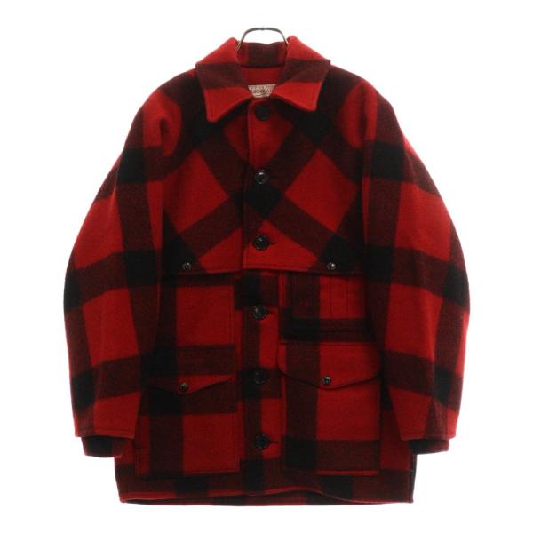 フィルソン　ダブル マッキーノ ウール クルーザージャケット レッド　38 美品 FILSON◇ダブルマッキーノクルーザー/USA製/ジャケット/40/ウール/RED