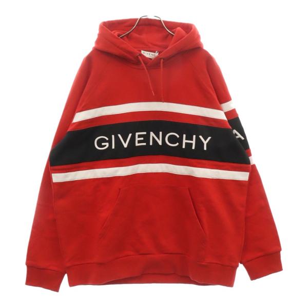 GIVENCHY ジバンシィ コントラストストライプロゴ スウェット プル 