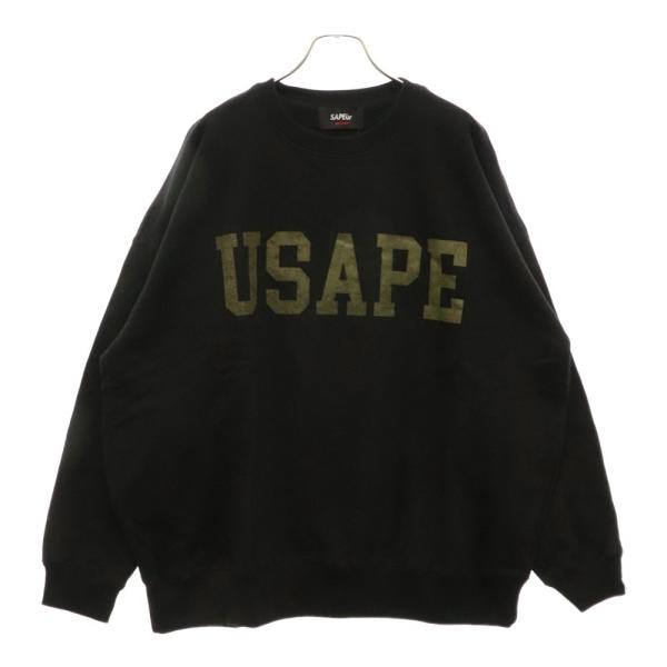 SAPEur サプール USAPE CREWNECK プリント クルーネック 長袖 SAPEur サプール USAPE CREWNECK プリント クルーネック 長袖