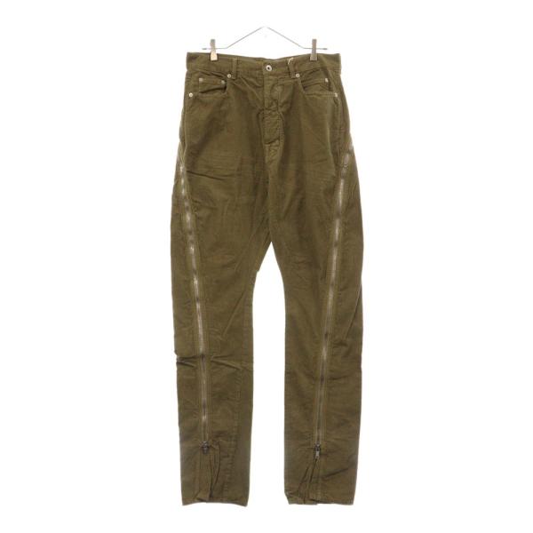 リックオウエンス　ボランバナナジップフレア コーデュロイロングパンツ リックオウエンス ボランバナナジップフレア コーデュロイロング