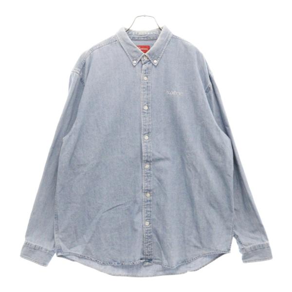 Supreme SUPREME シュプリーム 20AW Classic Logo Denim Shirt Supreme SUPREME シュプリーム 20AW Classic Logo Denim Shirt