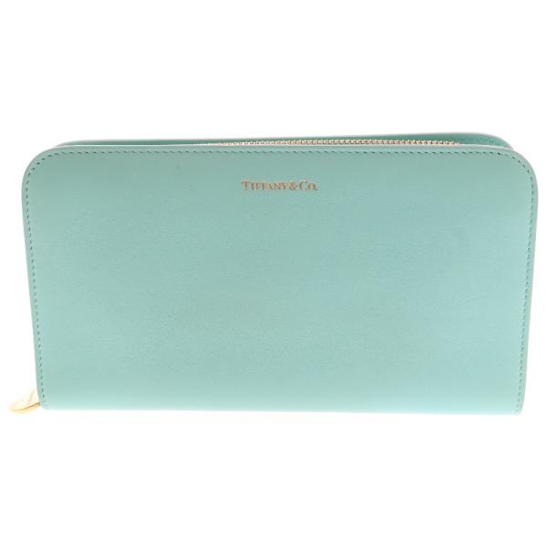 TIFFANYラウンドジップロングウォレット TIFFANY&Co.（ティファニー） TIFFANY & Co. ラウンドジップレザー