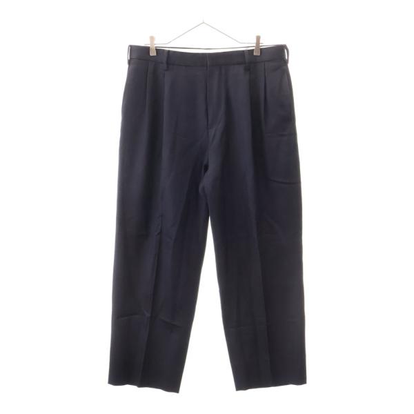 everyone / two tuck wide twill trouser/スラックス/M/ポリエステル/NVY/EV24-PT26 shopbring_9025c190071