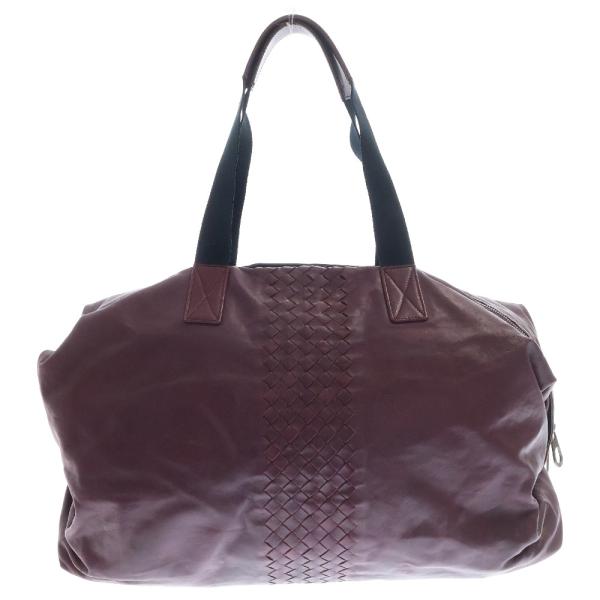 BOTTEGA VENETA ボッテガヴェネタ イントレチャート レザー ボストン